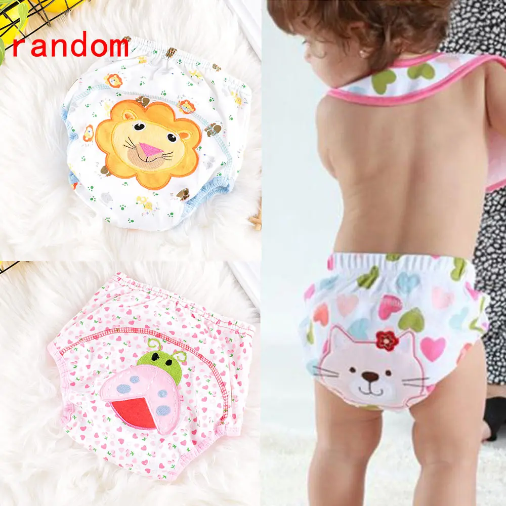 Baby Boy Girl Pee Potty Training Diaper Pants Cloth Nappy Infant Kid Underwear