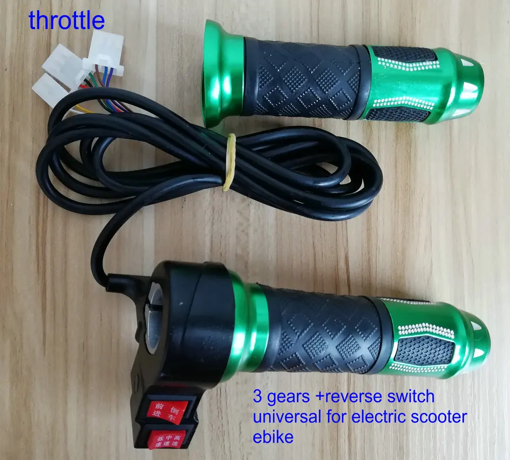 twsit throttle with 3 gears+reverse/forward switch for electric scooter