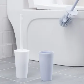 

Toilet Brush Escobilla wc Toilet Brush Holder Bathroom Cleaning Tool Space Saving Toilet Cleaner