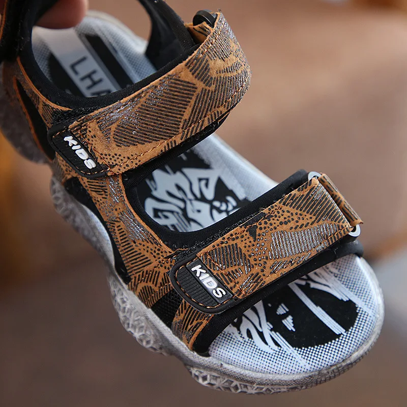2019 Summer Kids Shoes Boys Sandals Fashion High Quality Boy Shoes Soft Sole Genuine Leather Beach Children Sandals 2019 Summer Kids Shoes Boys Sandals Fashion High Quality Boy Shoes Soft Sole Genuine Leather Beach Children Sandals