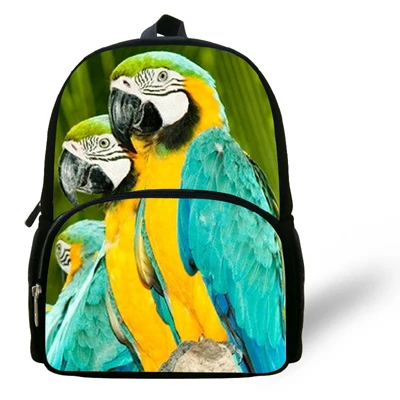 12-дюймовый Mochilas детская одежда дети рюкзак сумка в виде животного; Детский рюкзак с волком для мальчиков сумка для школы и детского сада - Цвет: Шоколад