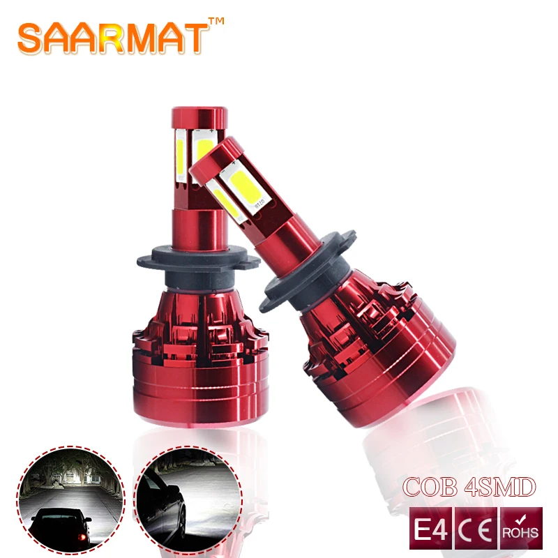 1Set White 12V 6000K H4 9003 HB2 H7 H8 H9 H11 H16 JP 9005 HB3 H10