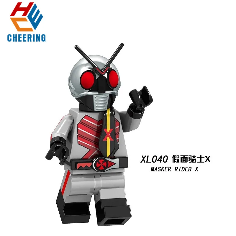 

Single sale Building Blocks Japan Comic Series Baltan-seijin Riderman Masker RiderX Figures Bricks Gift For Children Toys XL040