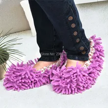 1 par (2 unids) Envío Gratuito Lazy Polvo Limpiador Slipper Mop Cleaning Bathroom Floor Cleaner herramientas de limpieza del hogar