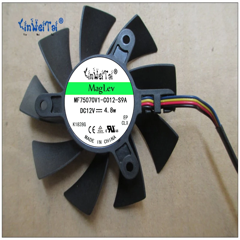 Вентилятор Охлаждения видеокарты GTX550Ti PLA08015B12HH 12 В 0 35 75 мм 42x42x42 MSI R4770 R6850 4 провода |