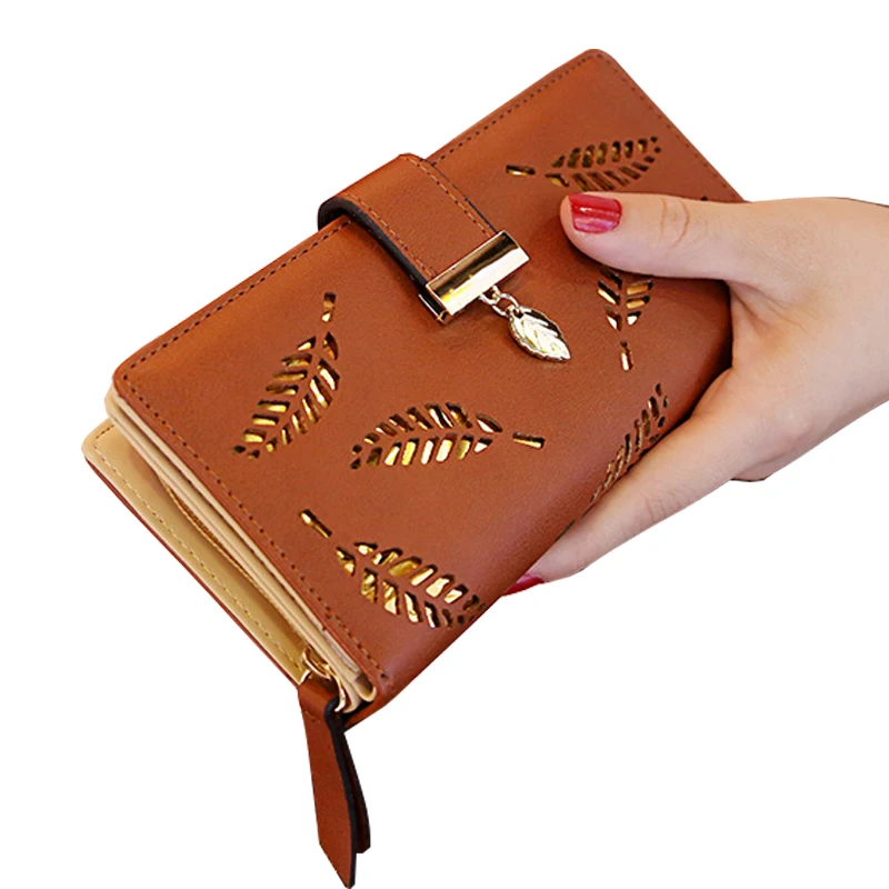 

Women's purse Pure Passport cover large fresh capacity Business card holder natural wallets for female useful long-lived purse
