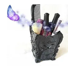 2016 new sale butterfly carved brushes accommodation tub dry brush cylinder make-up tools essential free shipping S452