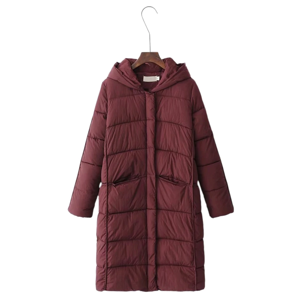Femmes Automne army Parkas À Poches 5 gray Survêtement Black Solide coffee Up Couleurs Chaud Veste Taille Ouatée La bordeaux Bas Long Zip Le Plus Vers Hiver Gamiss Capuche Green xId4qcawzd