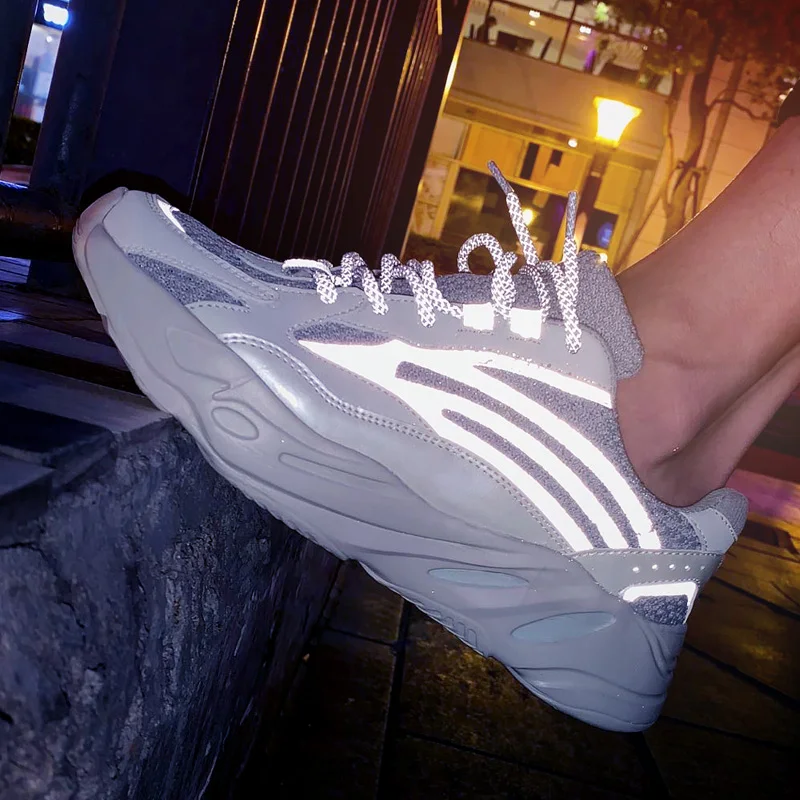 

Luminescent Men's Shoes Thick Bottom Men's Fashion Trend Platform Sneakers Large Size Outdoor Old Dad Shoes Zapatillas Hombre