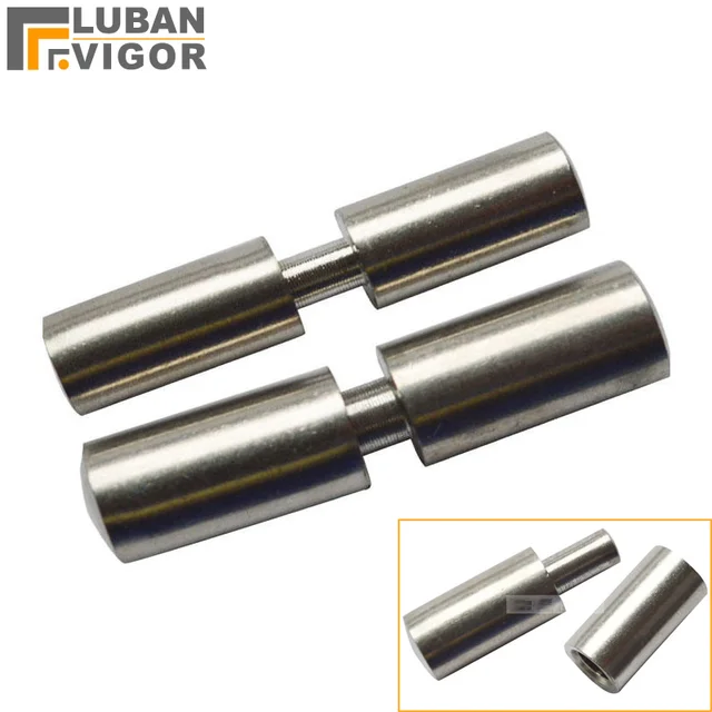 Stainless steel 304, Round Welding door hinge,Male female plug,no rust