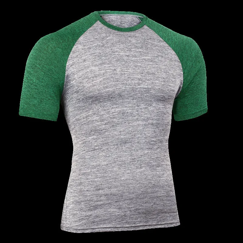 Мужская Спортивная Футболка Pro Quick Dry Workout Gymming длинная футболка для занятий йогой