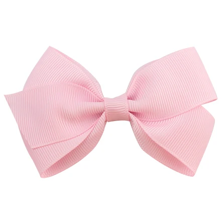 pink 20 шт./партия, 3,5 дюймов, бант, сплошная корсажная лента, бант для волос, детские заколки для девочек, заколки с бантами для волос, бутиковые заколки, аксессуары для волос - Цвет: pink