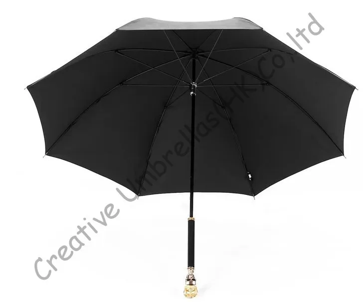 Прямые зонты для гольфа металлический вал 10 мм и ребра из стекловолокна 4 0 ручная