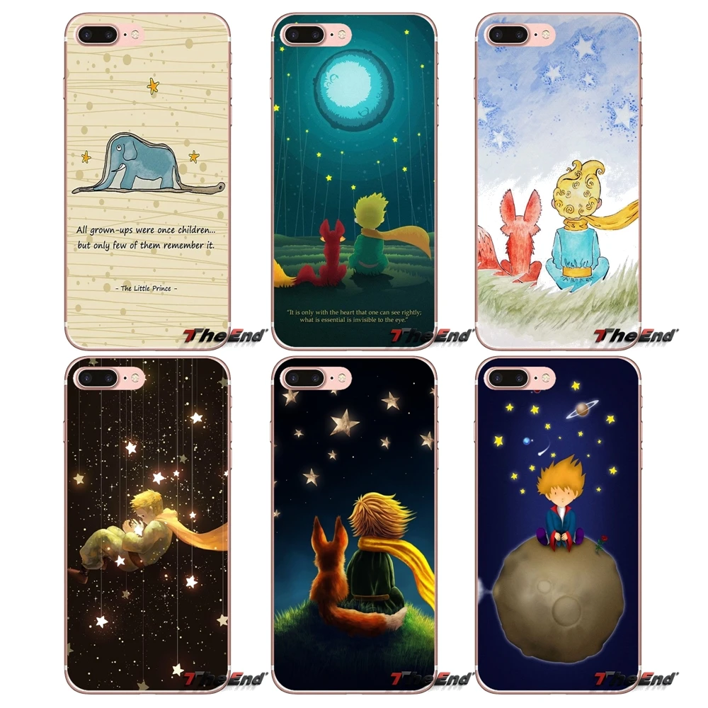 

For Samsung Galaxy S2 S3 S4 S5 MINI S6 S7 edge S8 S9 Plus Note 2 3 4 5 8 Coque Fundas Phone Shell Cases little prince fox quotes