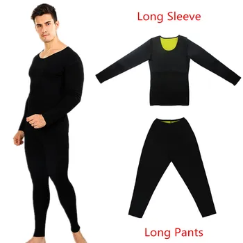 

Men Body Shapers Long Sleeve Pants Neoprene Sweat Sauna Weight Loss Waist Trainer Workout Slimming Shapewear Fitness Stretch
