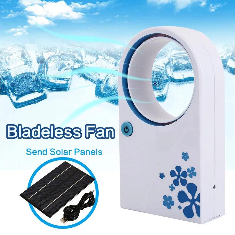 

Solar Panel Fan Vaneless Fan Solar Charger Panel Air Cooling Player Mini Portable 2W 5V USB