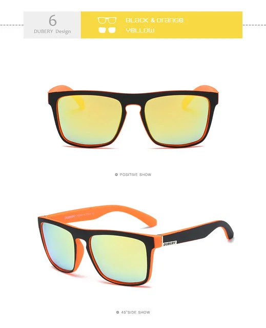 DUBERY, поляризационные солнцезащитные очки, мужские авиаторные очки для вождения, мужские солнцезащитные очки, Ретро стиль, дешевые, Роскошные, брендовые, дизайнерские, Oculos 731 - Цвет линз: 6no box