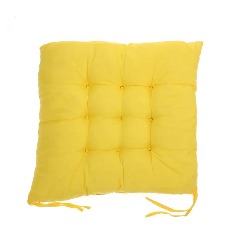 11 Цвета подушка для сидения из перламутрового хлопка кресла на заднем сиденье подушки для дивана ягодицы удобное кресло подушка для дома, Декор для дома, мягкие домашние - Цвет: Golden yellow