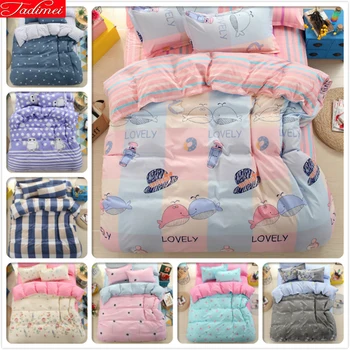 

NEW Single Twin Full Double Queen Super King Big Size Duvet Cover 3/4pcs Bedding Set Soft Cotton Bed Linen Adult Kids Bedspreads