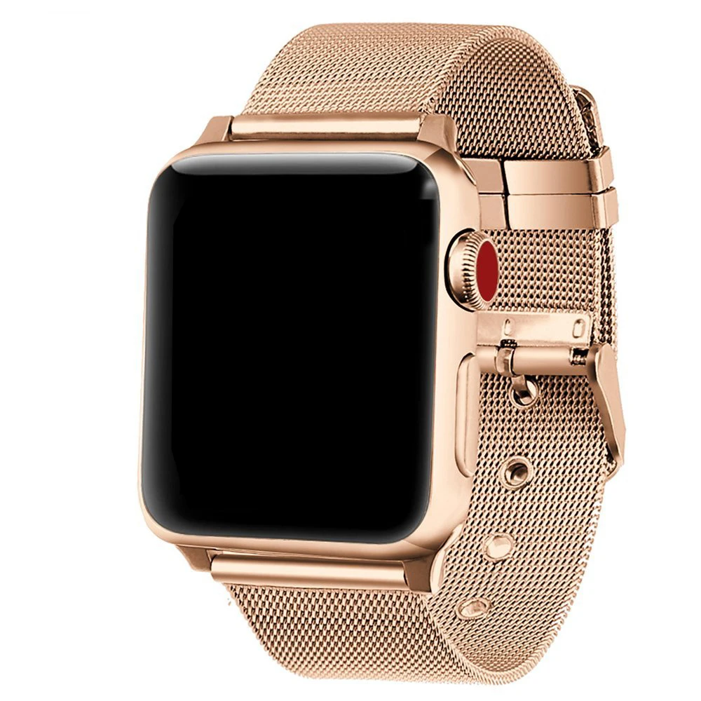 For-Apple-Watch-Band -Case-38mm -42mm-Milanese -Loop -Adjustable -Classic-Metal -iwatch-Stap -Watch-Series-3 -2-1-Sport-Bands-Steel-Mesh  (44) - 
