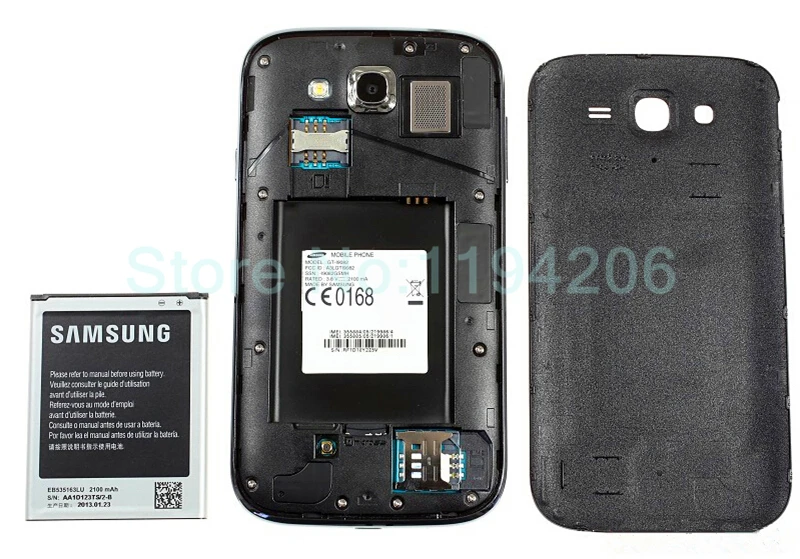 Оригинальный смартфон Samsung Galaxy Grand Duos I9082 разблокированный GPS 8 Гб ПЗУ Мп 5 0 дюйма