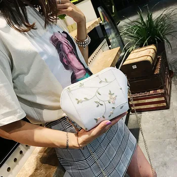 

Women's Wild Messenger Bag Fashion Shoulder Messenger Bag Lace Print Lady Shell Bag Sac Main Femme