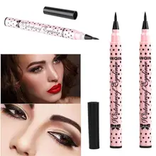 2 шт. Подводка для глаз Ручка Макияж косметический черный, розовый Liquid Eye Liner Pencil Make Up Tool 2u1017