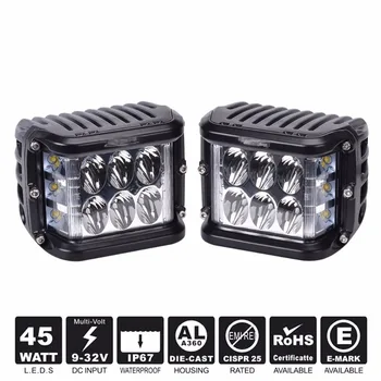 

LED Pods LED Cubes Dually Side Shooter Full Reflector LED Off-Road Driving Lights for Truck UTV ATV SUV Boat Motorcycle