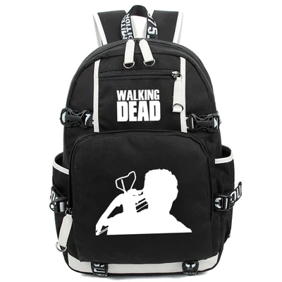 Us 36 4 30 Off Hot The Walking Dead Backpack Cosplay Fashion Daryl Luminous Canvas Bag Schoolbag Travel Bags In Backpacks From Luggage On Us 36 4 30 Off Hot The Walking Dead Backpack Cosplay Fashion Daryl Luminous Canvas Bag Schoolbag Travel Bags In Backpacks From Luggage On