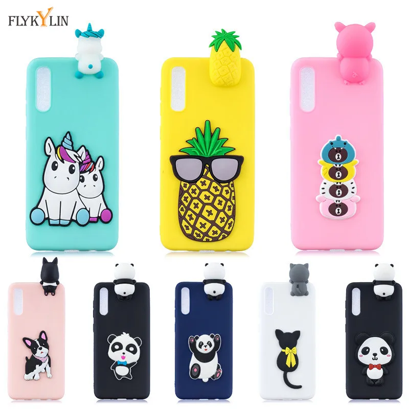 

Silicone Case For Fundas Samsung Galaxy A30 A50 A40 A10 A20 A70 Cover For Coque Samsung M10 M20 M30 3D Unicorn Soft Phone cases