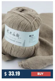 Шерстяная пряжа для вязания шерсти норки, пряжа для вязания вручную, Роскошная мягкая теплая Экологически чистая окрашенная ручная вязка