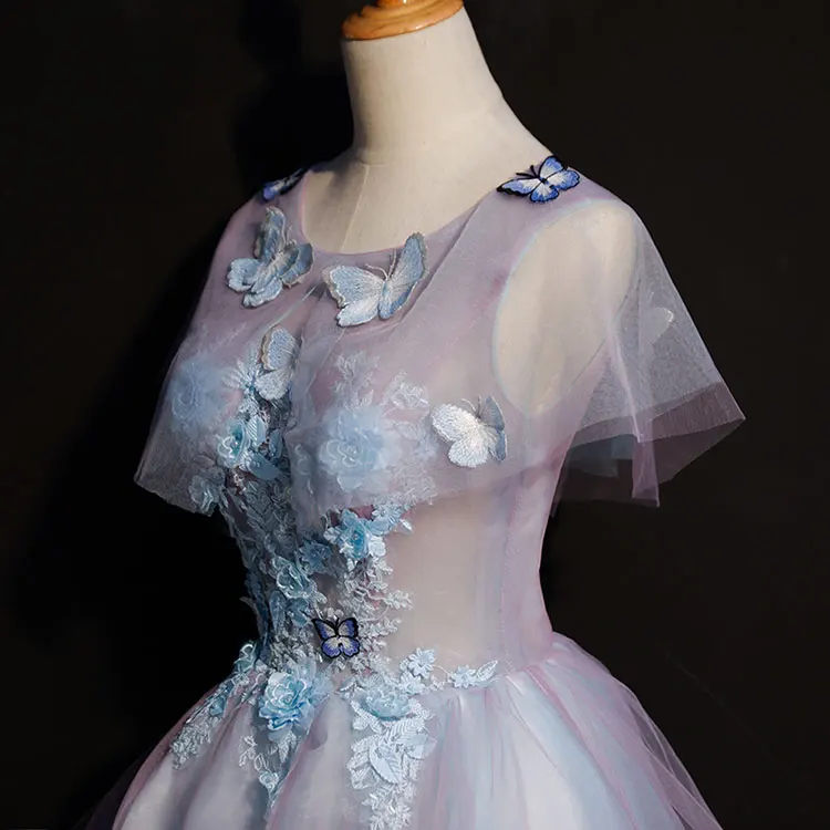 

luxury butterfly embroidery flowers short lolita/alice/cartoon/carnival cosplay