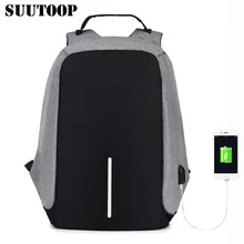 Bobby дорожный рюкзак с защитой от кражи Mochila, большой рюкзак с USB для мужчин, рюкзаки для ноутбука, школьные сумки для книг, спортивные школьные сумки