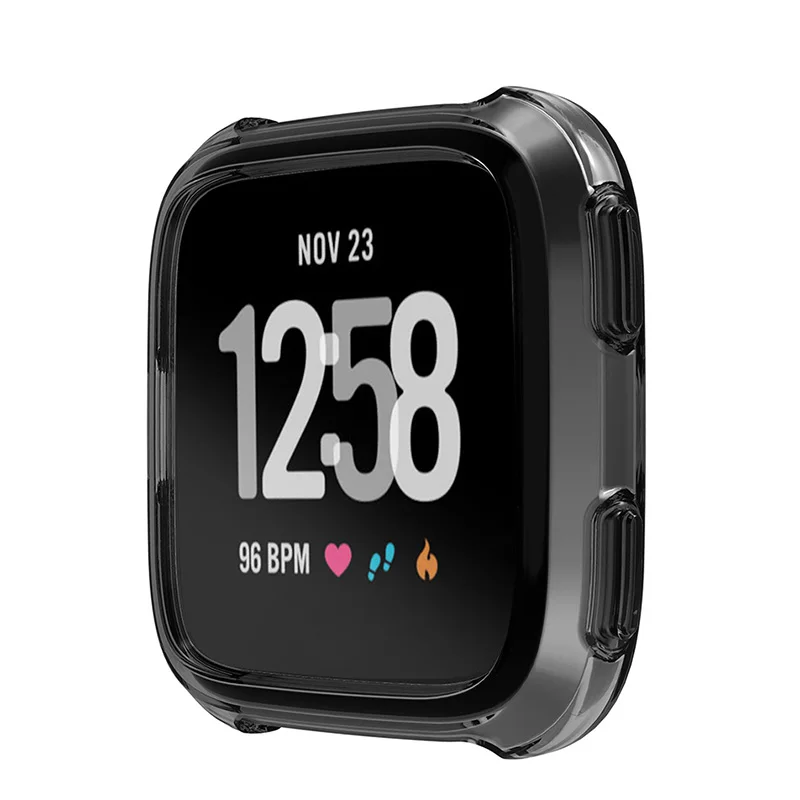 Новый высококачественный ТПУ Тонкий Смарт часы защитный чехол для Fitbit Versa
