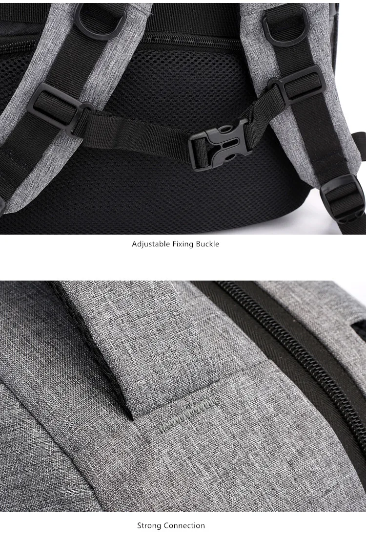 OKKID минималистичный черный школьный рюкзак для мальчика, водонепроницаемый рюкзак для ноутбука, противоугонная сумка для книг, детская школьная сумка, дропшиппинг