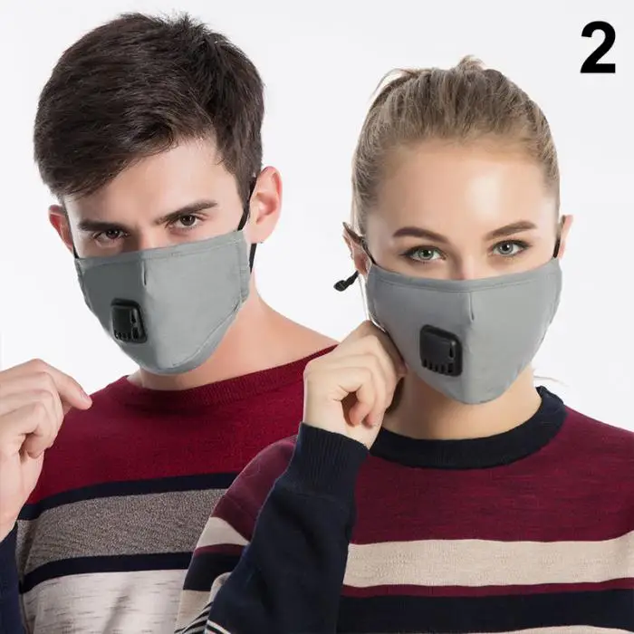 1 шт. маска для рта и лица Хлопок пылезащитный дышащий PM2.5 для наружного велоспорта зима TS95