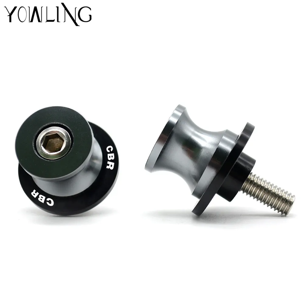  M8 CNC Motorcycle stand screws Swingarm Spools slider Universal For Honda CBR 600 900 954 1000 RR h
