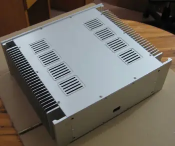 

top Full Aluminum chassis amplifier chassis power amplifier case 432X150X370mm