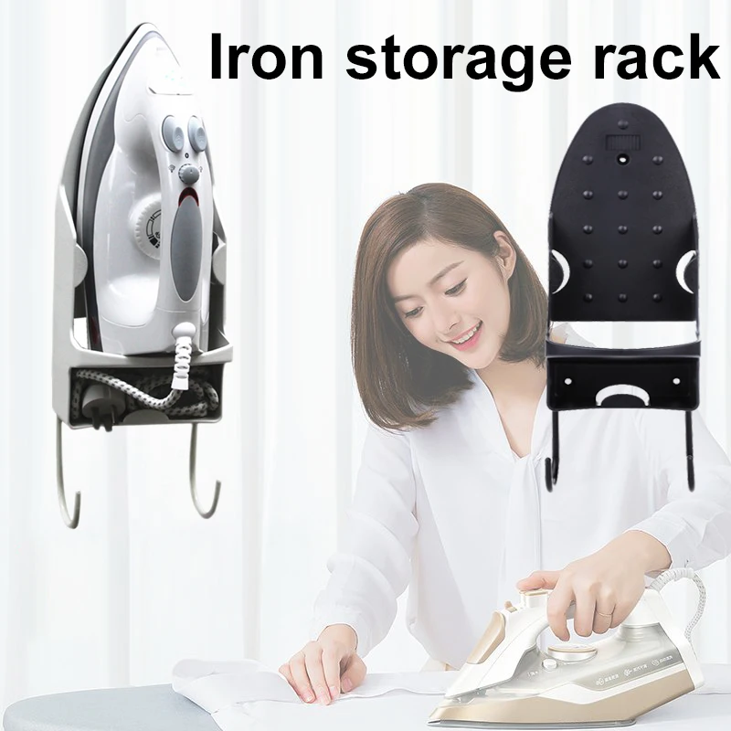 

Storage Heat Resistant Hotel Laundry Iron Hotel Wall Mounted Rest for Ironing Board Organizer Organizer Wall Mount Non-Fading