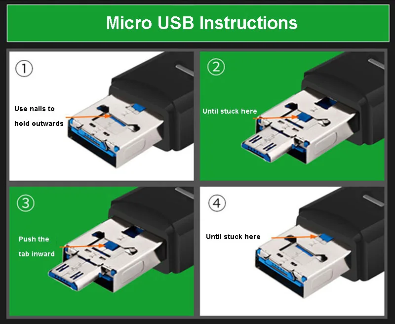 Все в одном type C USB 3,0 Micro USB адаптер SD/Micro SD/TF кард-ридер OTG Andriod PC внешний мульти-карт памяти