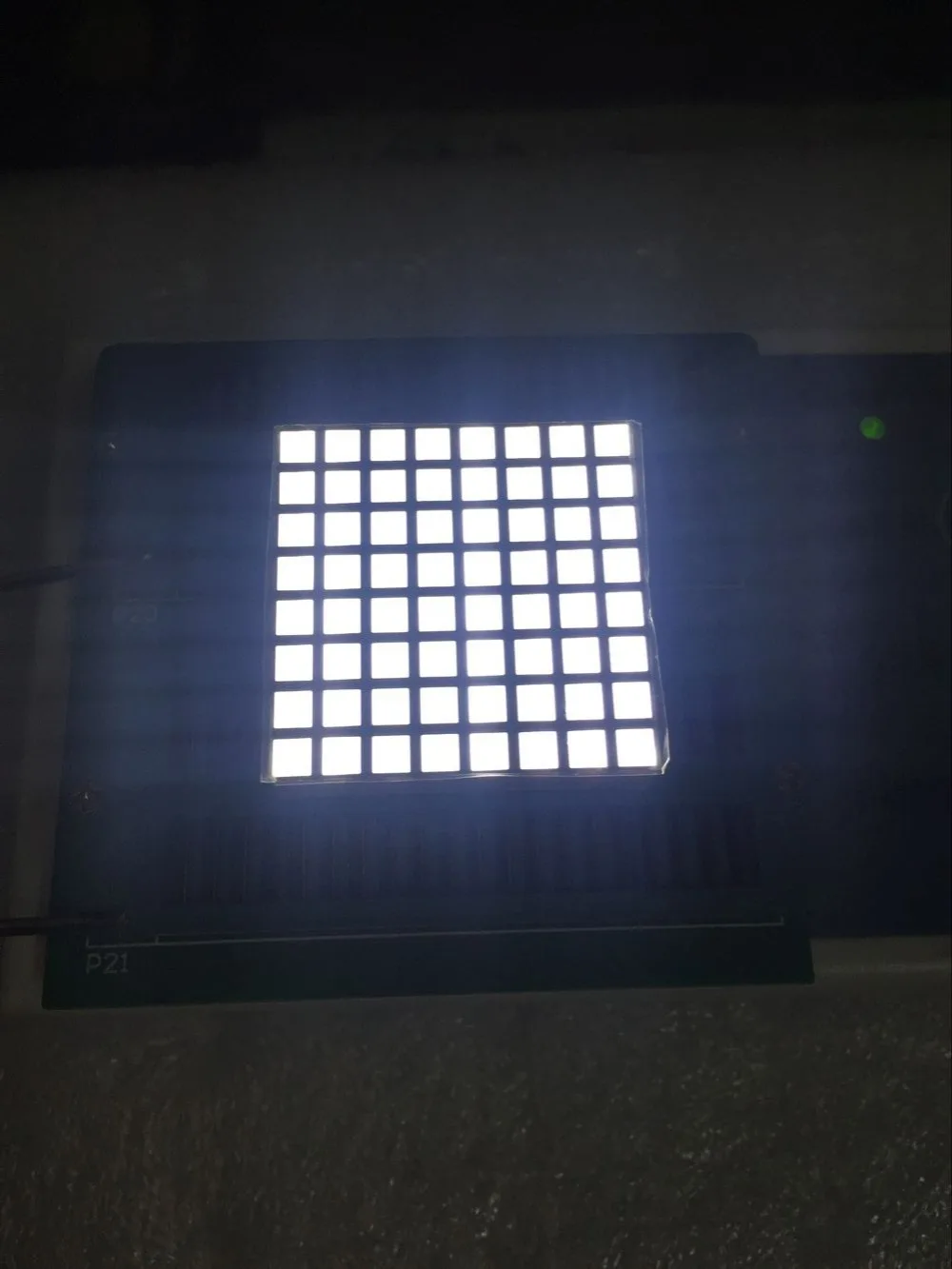 

Square LED Dot Matrix Display 3mm White Common Anode LED display 1288BW