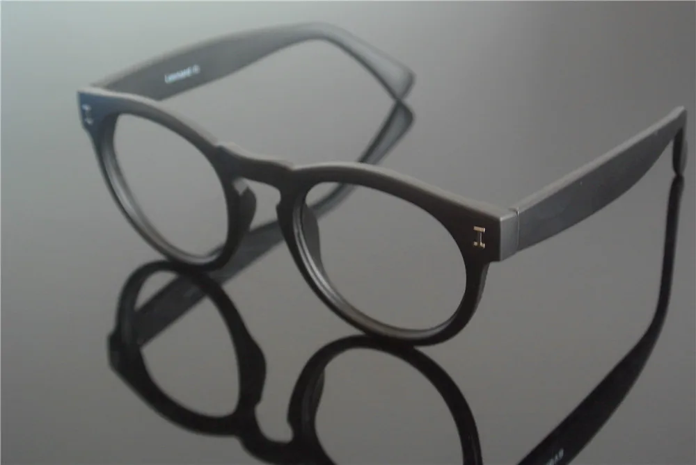Vintage Eyeglass Frames Black Full Rim Retro Glasses Man Women Eyewear