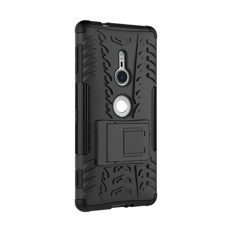 Kickstand Cover For Sony Xperia L1 L2 E5 C5 XA XA1 Ultra XA2 Plus XZ XZ1 Premium XZ2 Compact XZ3 Heavy Duty Rugged Armor Case    (4)