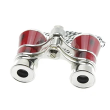 Best design Exquisite Theater/opera 3×25 Glasses Coated Red Binocular Telescope