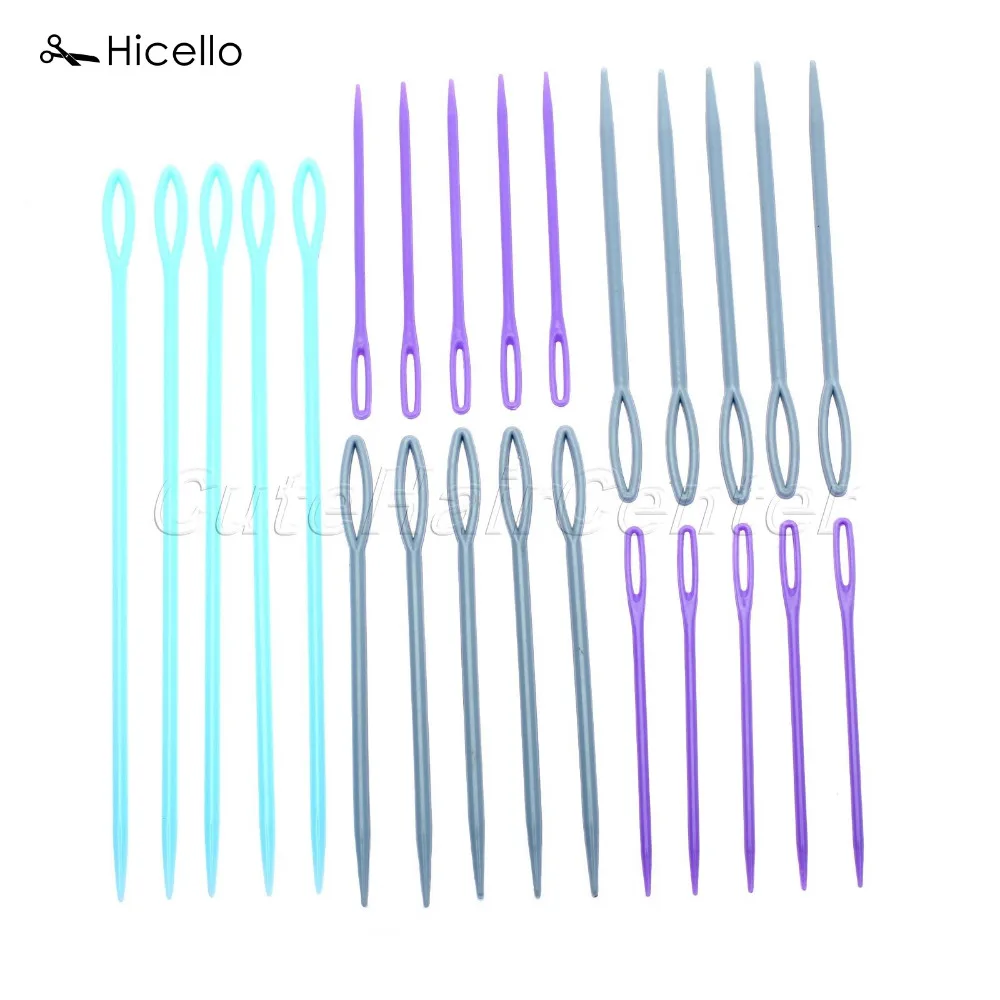 Hicello 5 шт./пакет большие Швейные иглы для глаз шерсть швейная вышивка гобелен