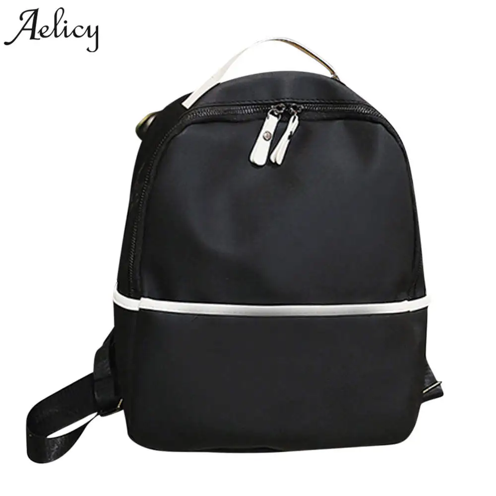 

Aelicy Women Mini Backpack Teenager Girls School Bags Female Shoulder Bags College Students Causal Bags Ladies Nylon Backpacks