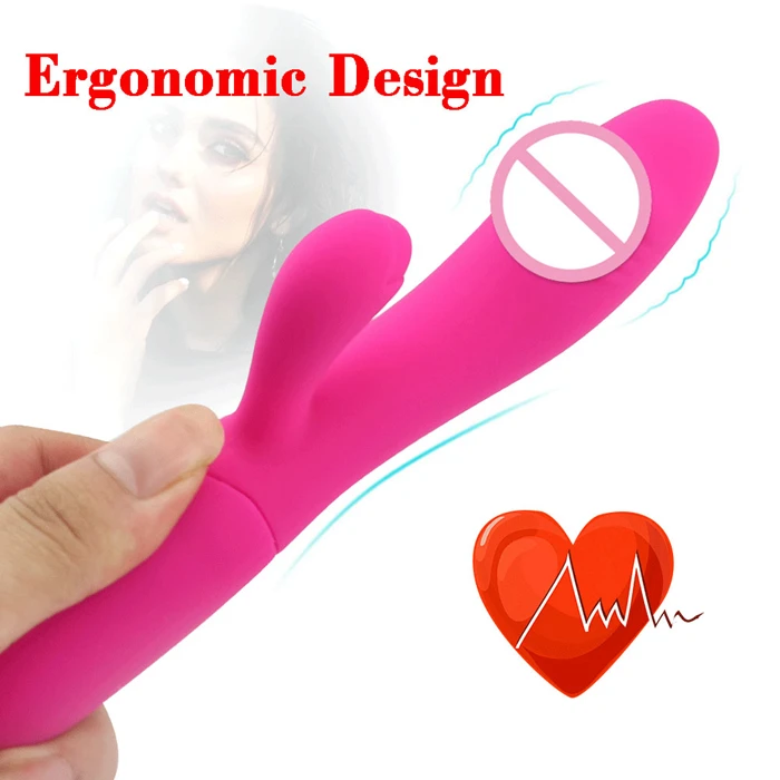 HISO 10 Speeds G spot Dildo Vibrator Dual motors Silicone Wrap up Rabbit Vibrators for Women Clitoral Stimulator vagina massager 2