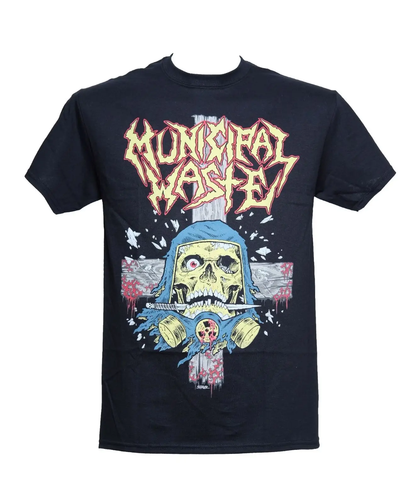 MUNICIPAL WASTE Official Licensed T-Shirt 2018 New Arrival Men'S Fashion top tee | Мужская одежда