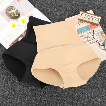 

Women Cotton High Waist Underwear Sexy Woman Panties Shapewear Abdomen Hips Slimming Lingerie Soft Briefs Seamless