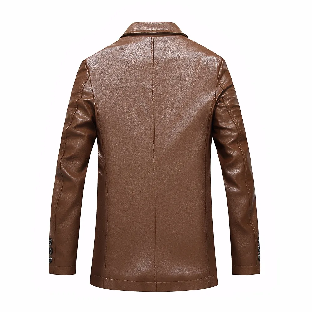 Мужские спортивные пиджаки 2018 брендовая одежда осень из искусственной кожи мужской костюм куртка мода тонкий мужской костюмы